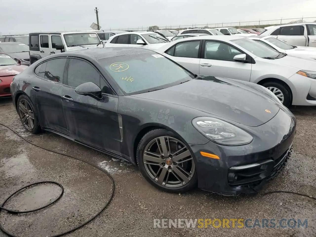 4 fotografías del automóvil dañado WP0AJ2A79PL100101 PORSCHE PANAMERA 2023