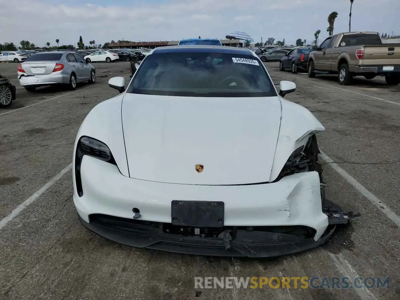 5 fotografías del automóvil dañado WP0AB2Y10LSA51954 PORSCHE TAYCAN 2020