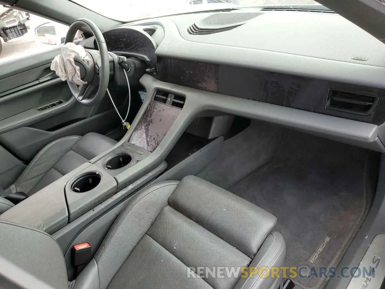 8 fotografías del automóvil dañado WP0AB2Y10LSA51954 PORSCHE TAYCAN 2020