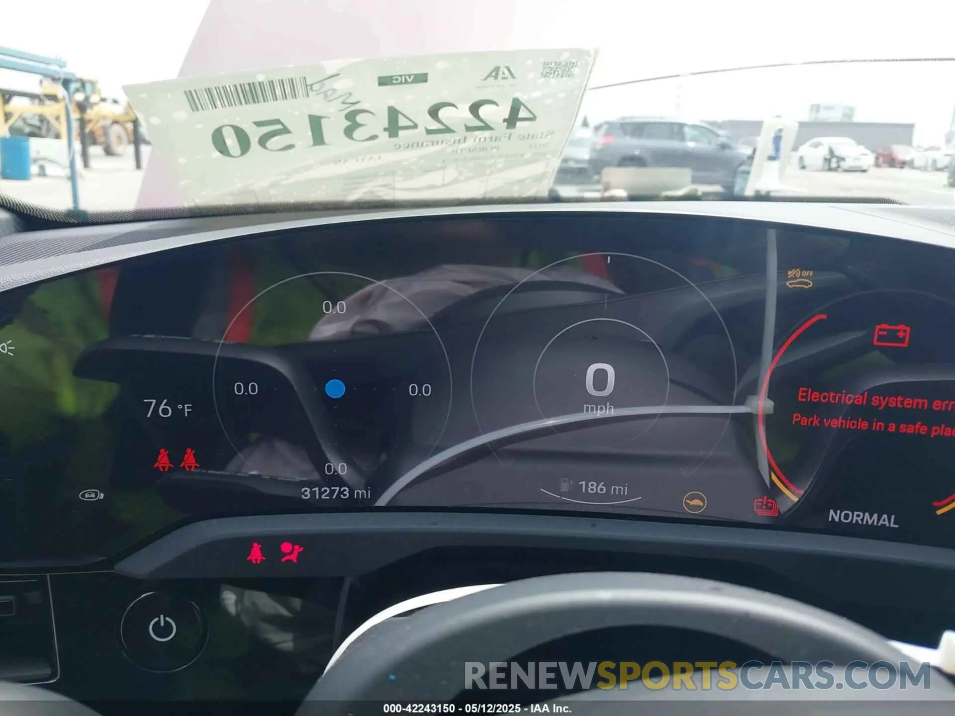 7 fotografías del automóvil dañado WP0AA2Y12MSA16174 PORSCHE TAYCAN 2021