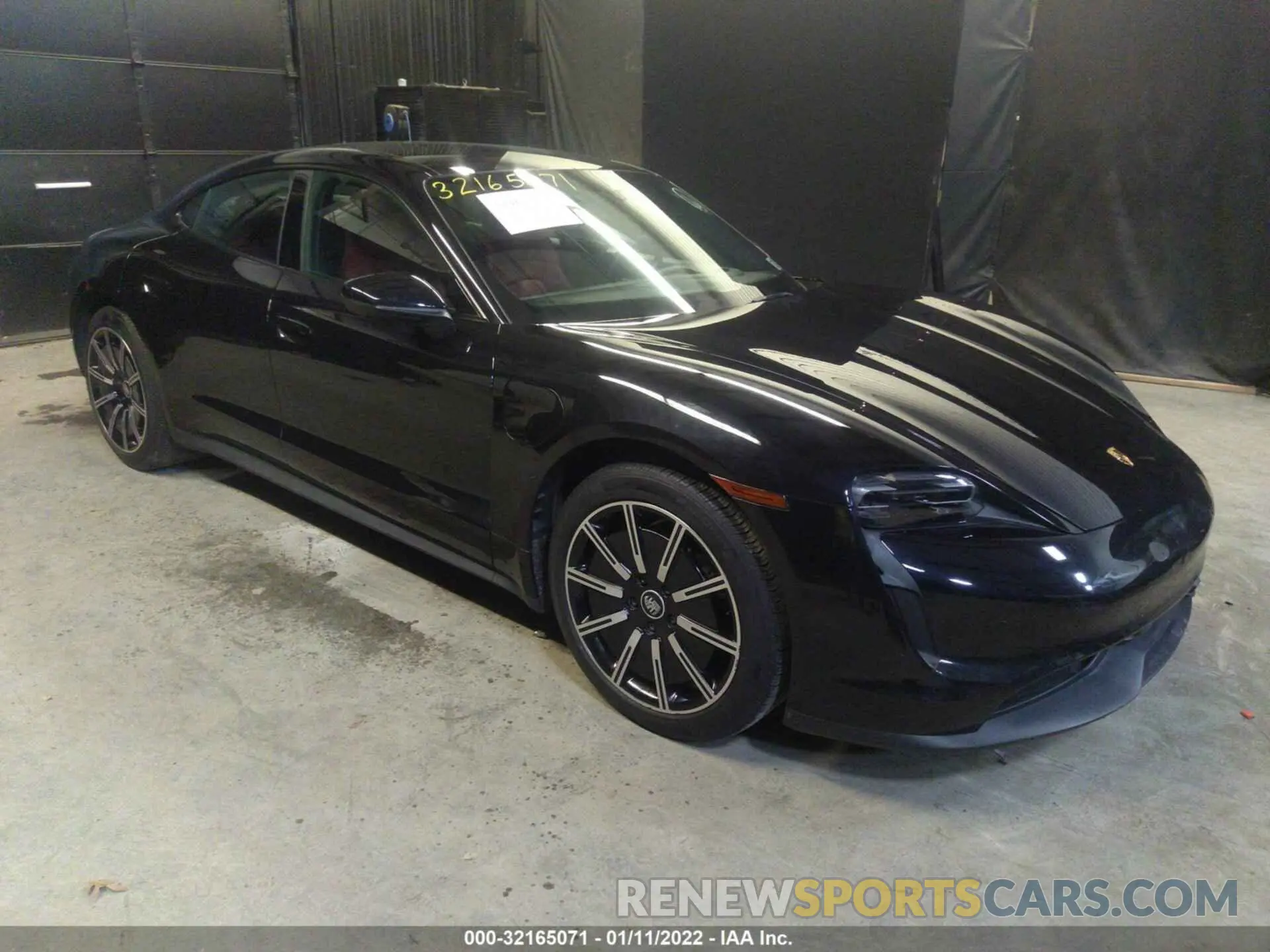 1 fotografías del automóvil dañado WP0AA2Y13MSA14109 PORSCHE TAYCAN 2021
