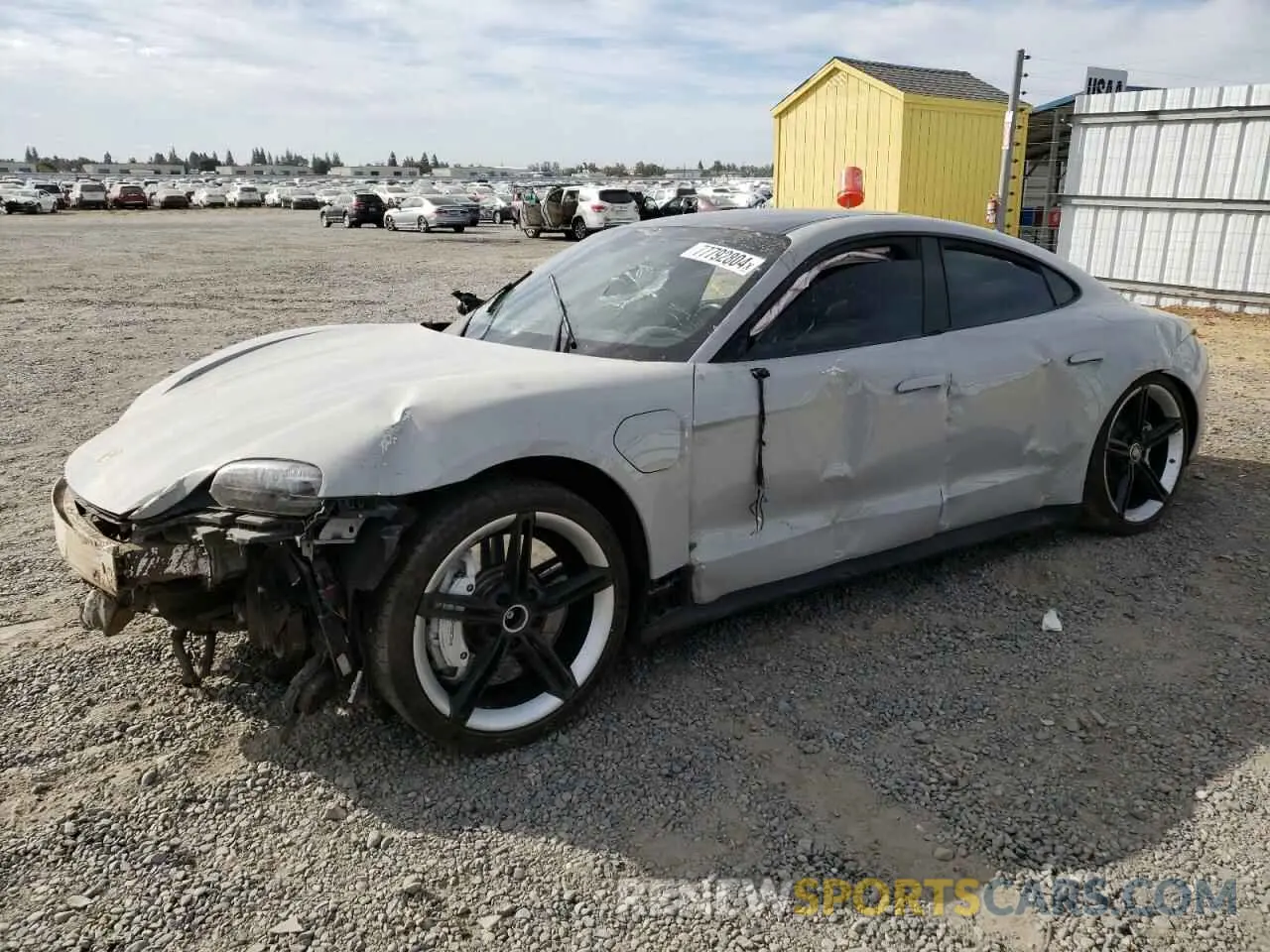 1 fotografías del automóvil dañado WP0AA2Y13MSA16443 PORSCHE TAYCAN 2021