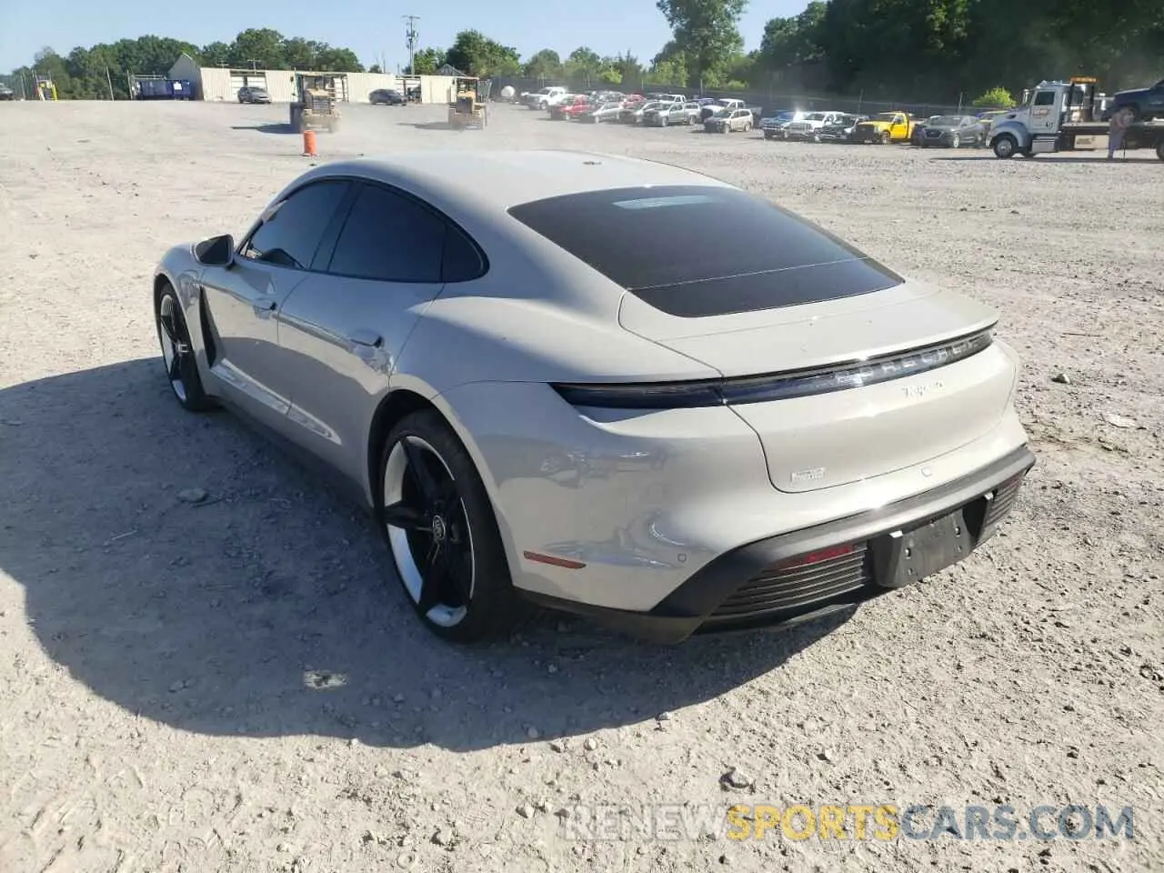 3 fotografías del automóvil dañado WP0AA2Y15MSA16377 PORSCHE TAYCAN 2021