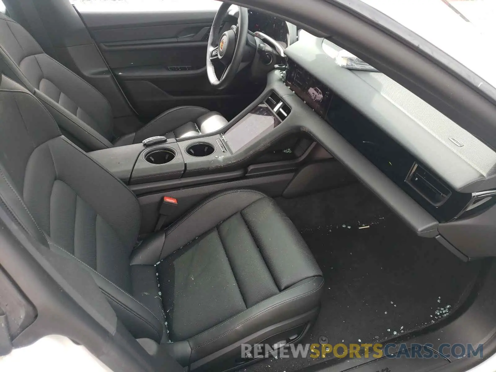 5 fotografías del automóvil dañado WP0AA2Y16MSA14234 PORSCHE TAYCAN 2021
