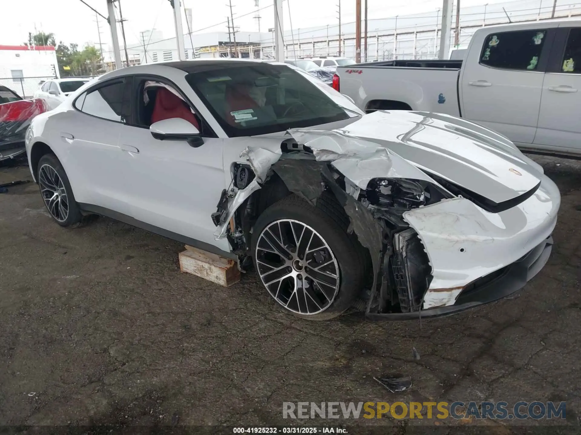 1 fotografías del automóvil dañado WP0AA2Y19MSA19122 PORSCHE TAYCAN 2021