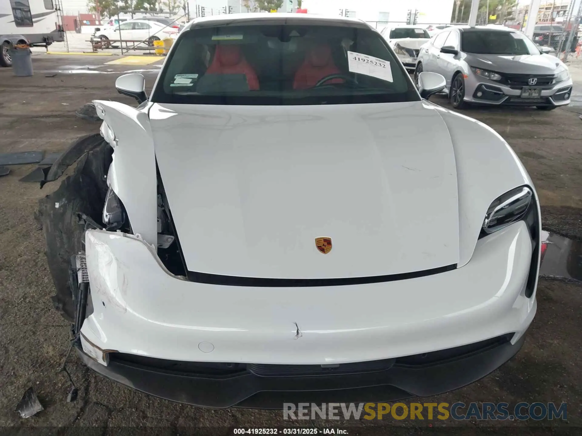 6 fotografías del automóvil dañado WP0AA2Y19MSA19122 PORSCHE TAYCAN 2021