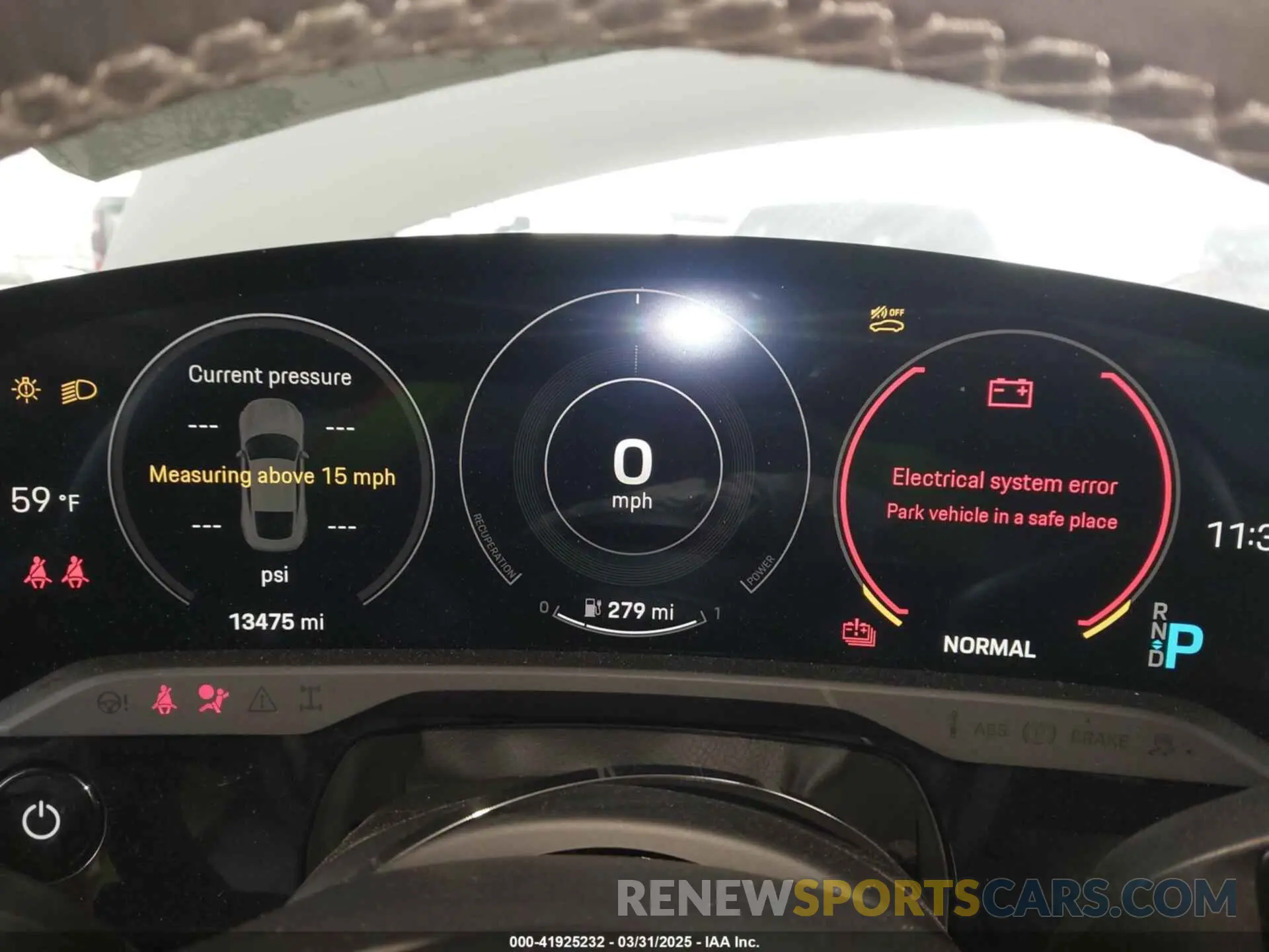 7 fotografías del automóvil dañado WP0AA2Y19MSA19122 PORSCHE TAYCAN 2021
