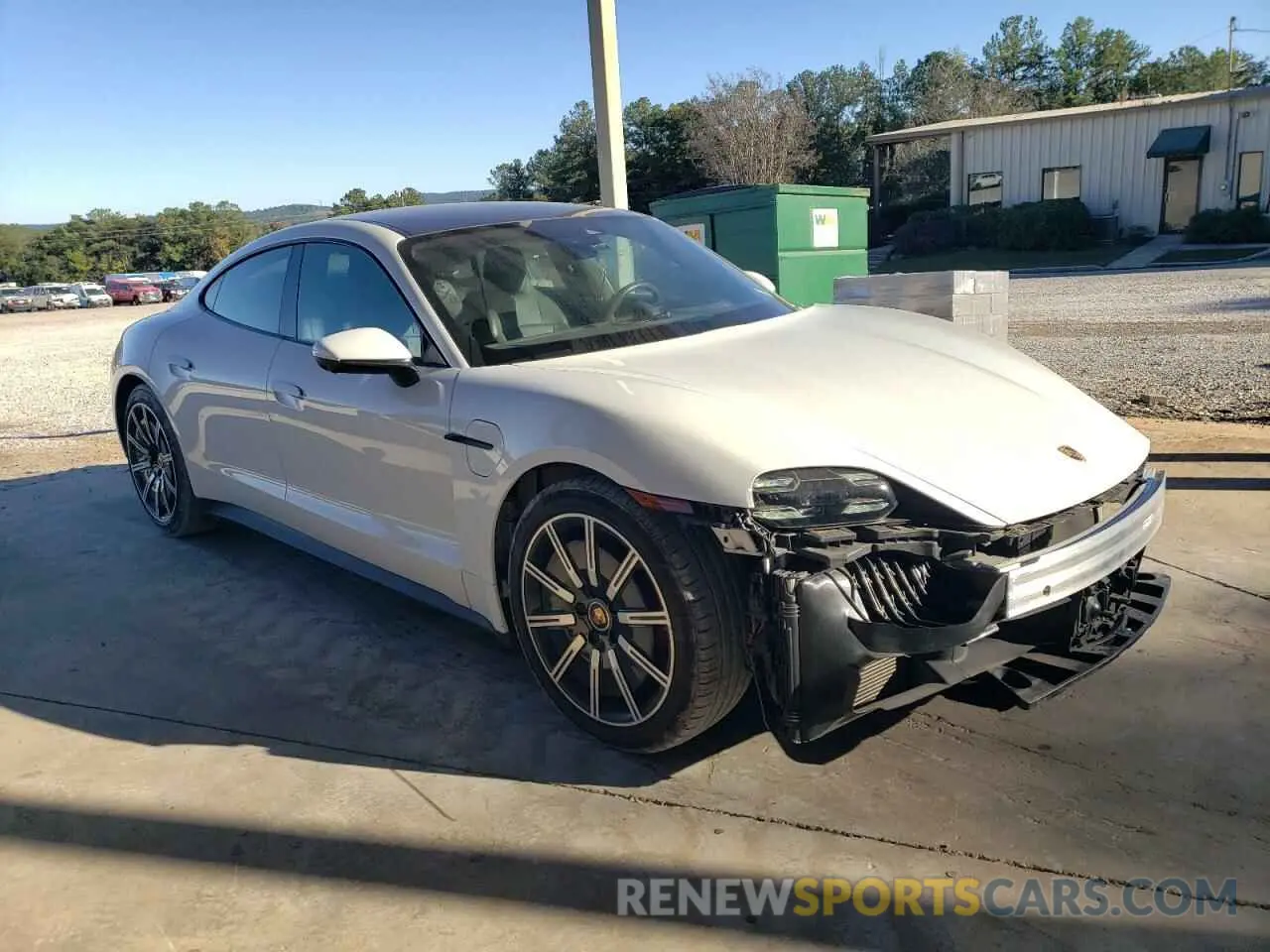 4 fotografías del automóvil dañado WP0AB2Y13MSA40920 PORSCHE TAYCAN 2021