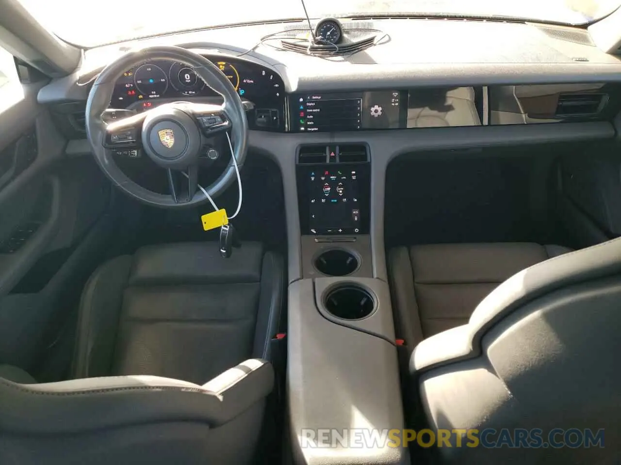 8 fotografías del automóvil dañado WP0AB2Y13MSA40920 PORSCHE TAYCAN 2021