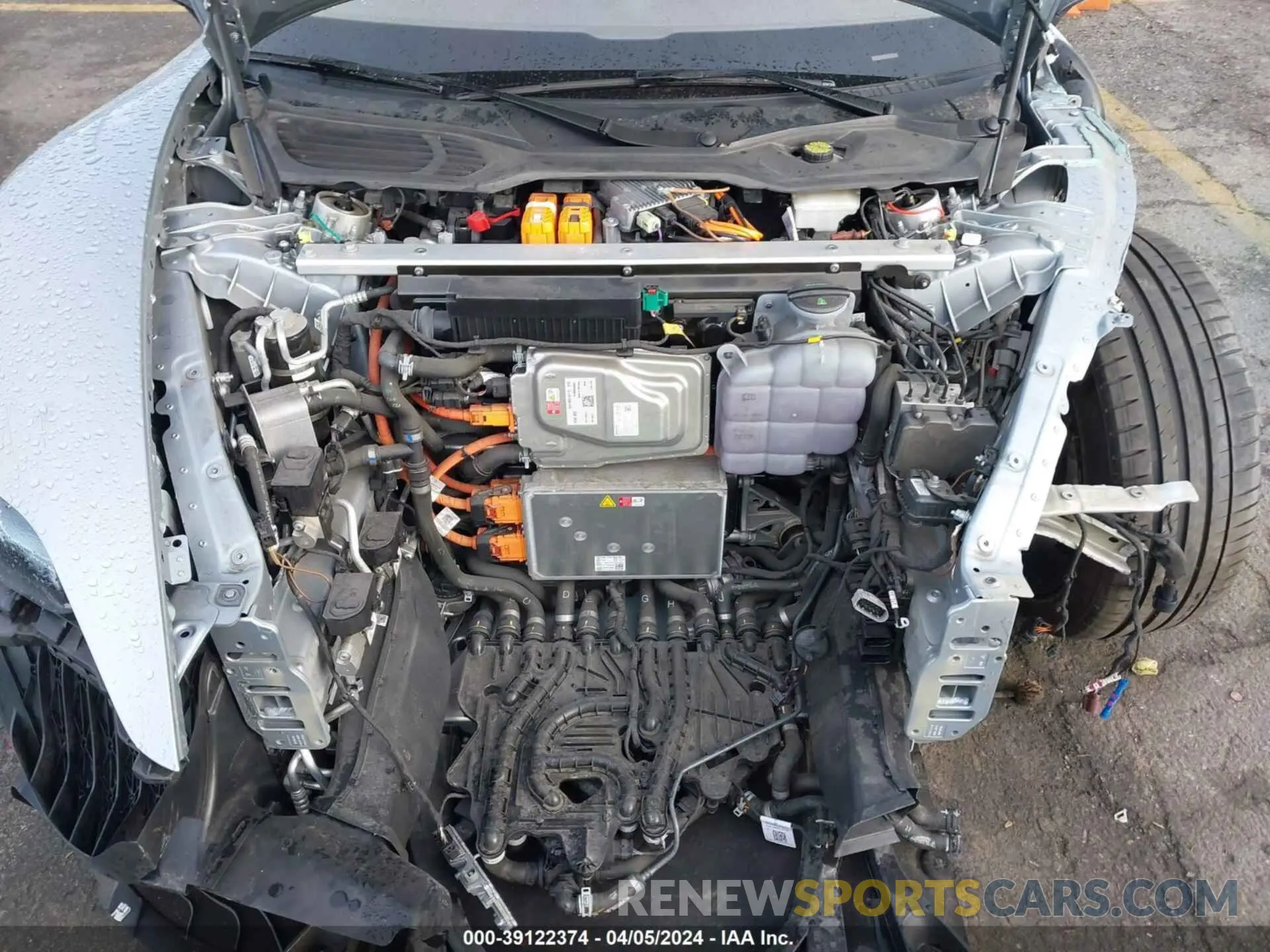 10 fotografías del automóvil dañado WP0AC2Y14MSA62602 PORSCHE TAYCAN 2021