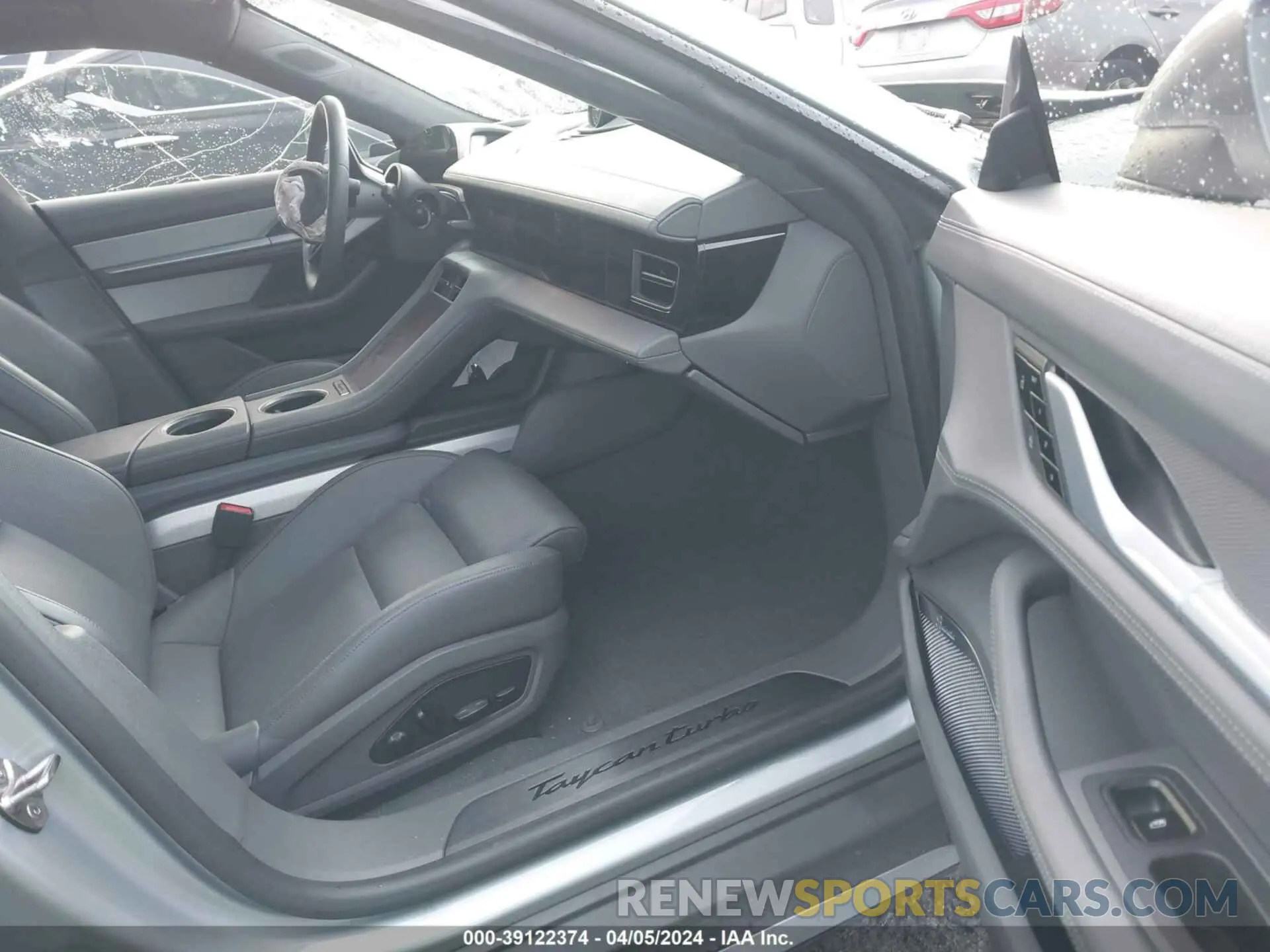 5 fotografías del automóvil dañado WP0AC2Y14MSA62602 PORSCHE TAYCAN 2021