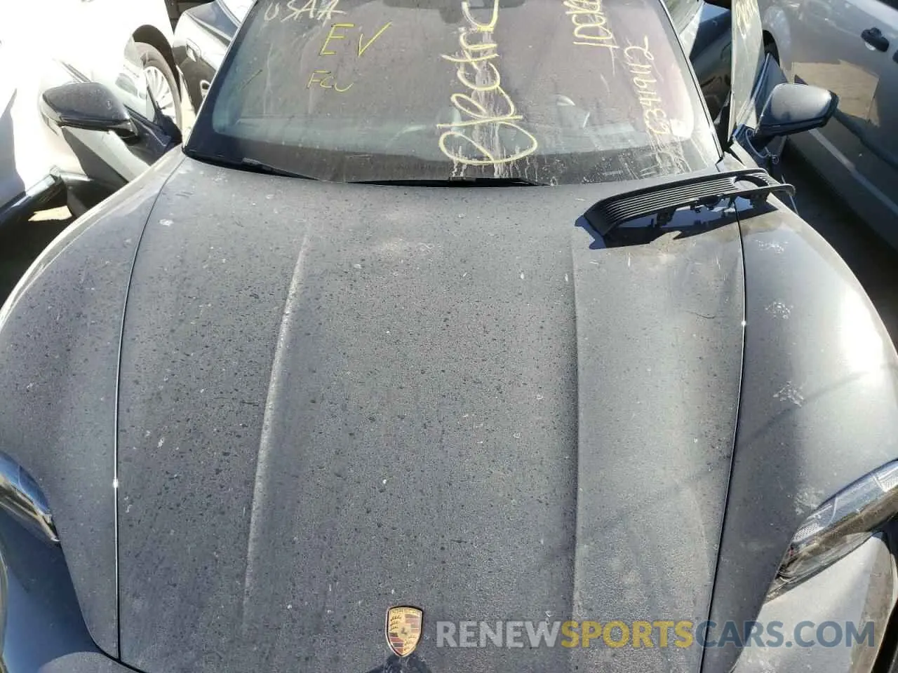 7 fotografías del automóvil dañado WP0AC2Y15MSA63984 PORSCHE TAYCAN 2021