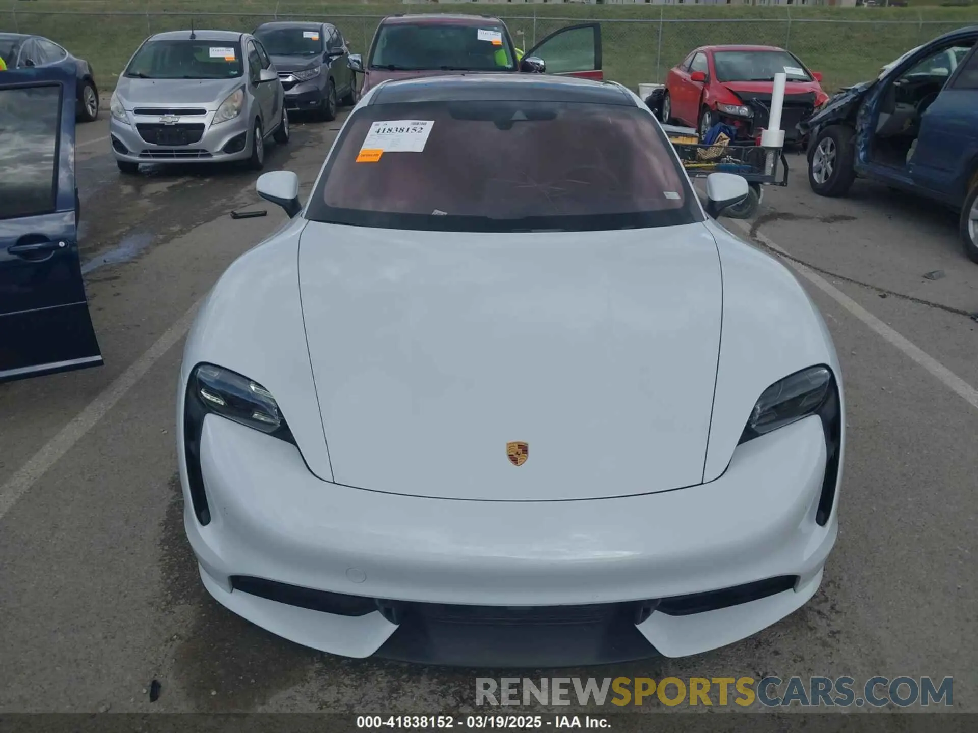 12 fotografías del automóvil dañado WP0AC2Y16MSA63752 PORSCHE TAYCAN 2021