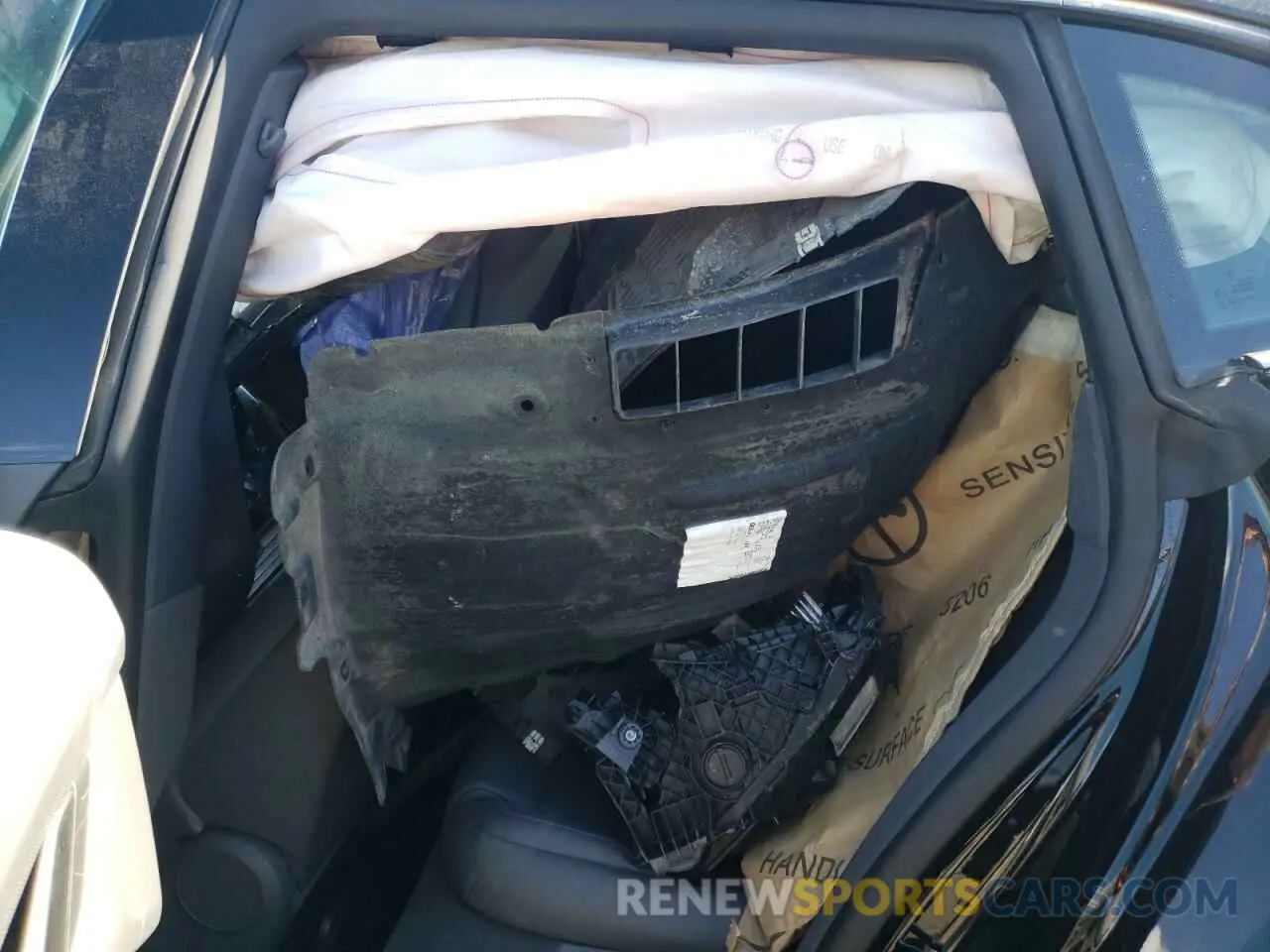 6 fotografías del automóvil dañado WP0BA2Y11MSA71123 PORSCHE TAYCAN 2021