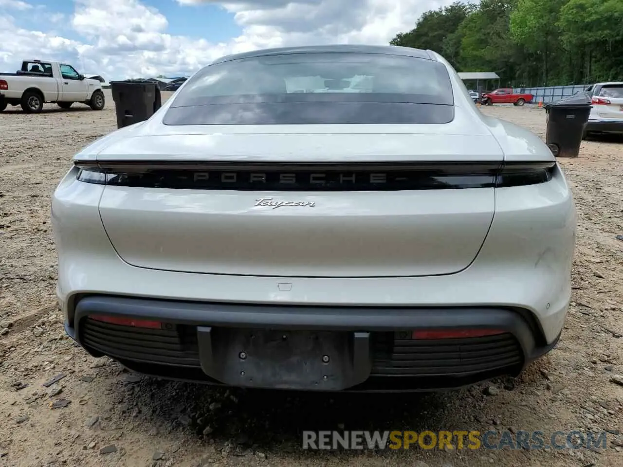 6 fotografías del automóvil dañado WP0AA2Y11NSA11338 PORSCHE TAYCAN 2022