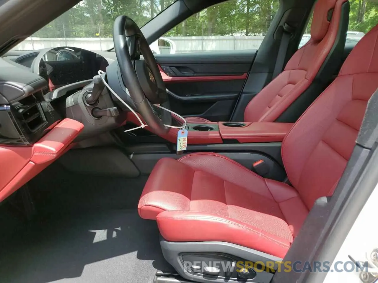 7 fotografías del automóvil dañado WP0AA2Y11NSA11338 PORSCHE TAYCAN 2022