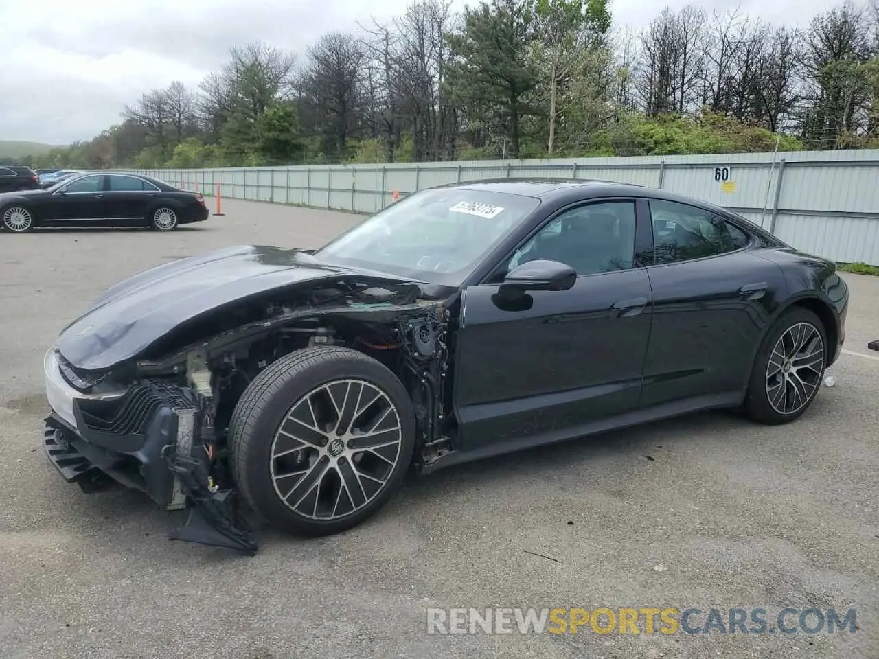 1 fotografías del automóvil dañado WP0AA2Y1XNSA10446 PORSCHE TAYCAN 2022