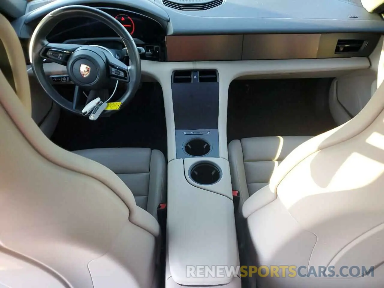 8 fotografías del automóvil dañado WP0AA2Y10PSA16579 PORSCHE TAYCAN 2023