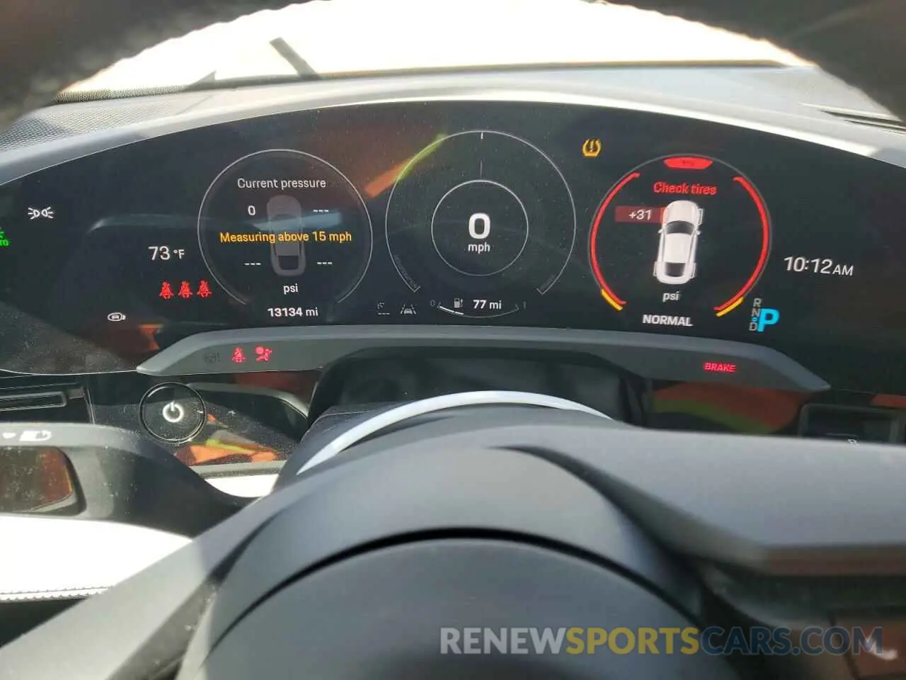 9 fotografías del automóvil dañado WP0AA2Y11PSA10435 PORSCHE TAYCAN 2023