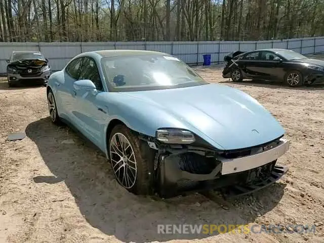 11 fotografías del automóvil dañado WP0AA2Y11PSA11164 PORSCHE TAYCAN 2023