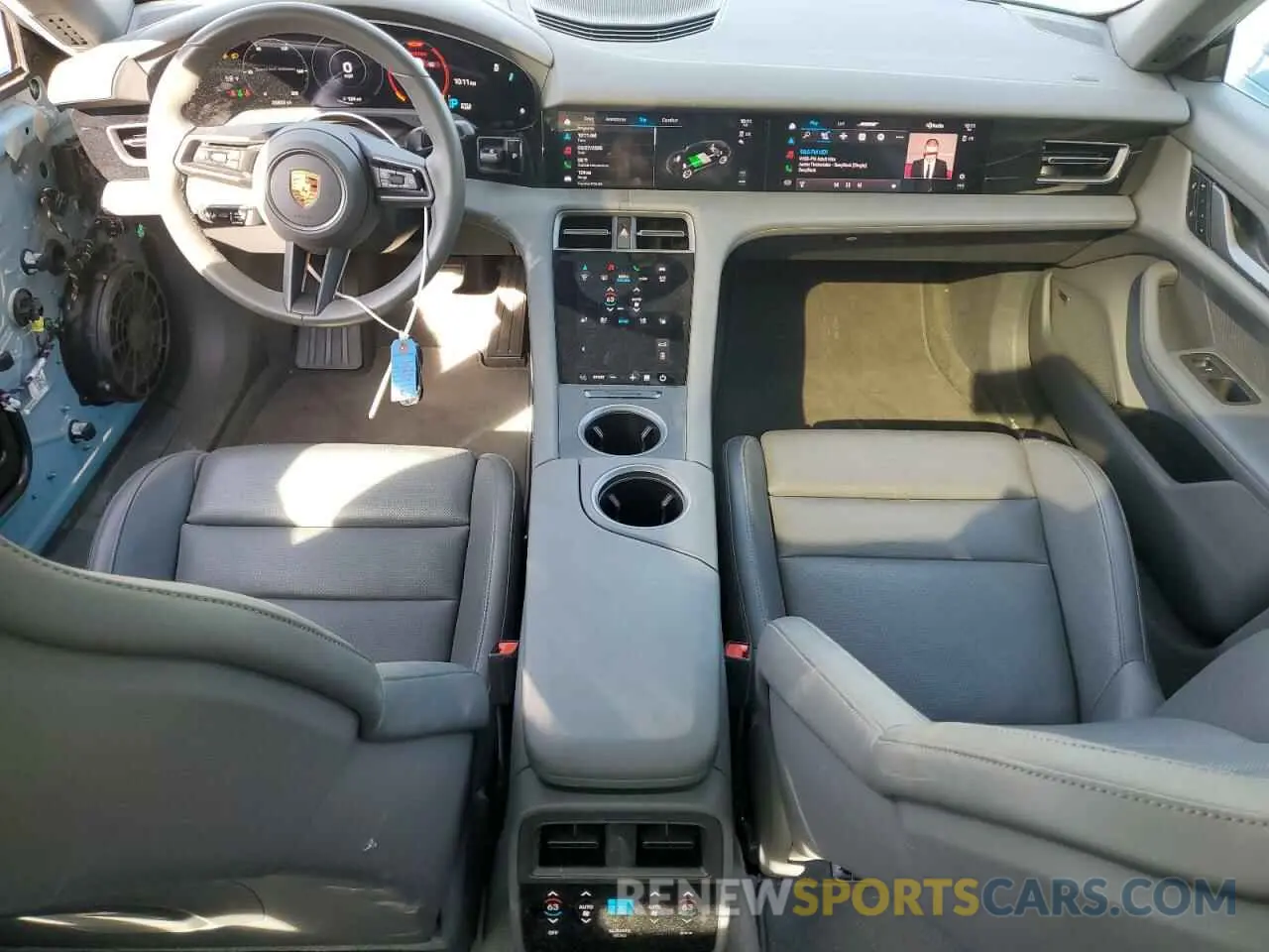 8 fotografías del automóvil dañado WP0AA2Y11PSA11164 PORSCHE TAYCAN 2023