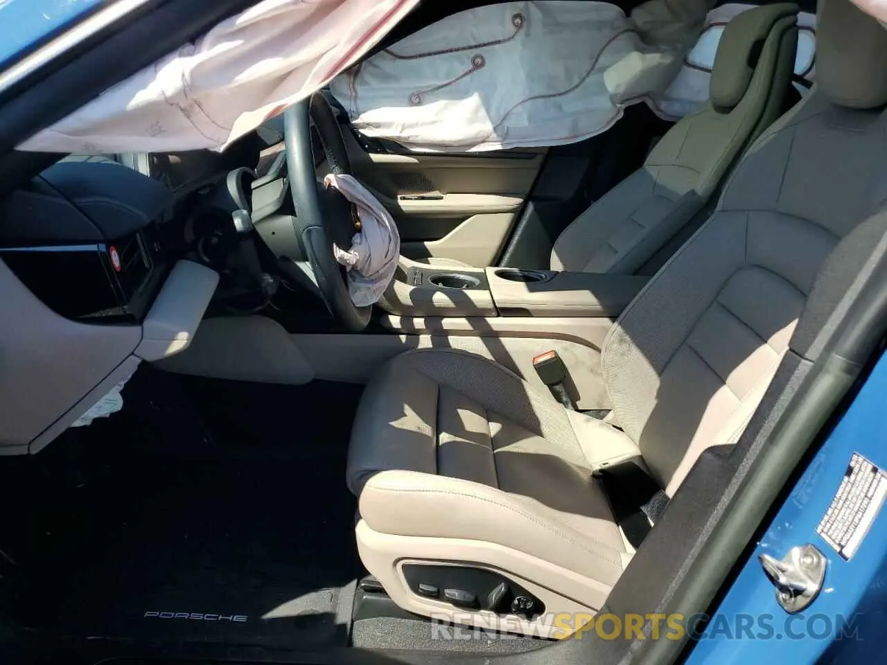 7 fotografías del automóvil dañado WP0AA2Y13PSA17290 PORSCHE TAYCAN 2023