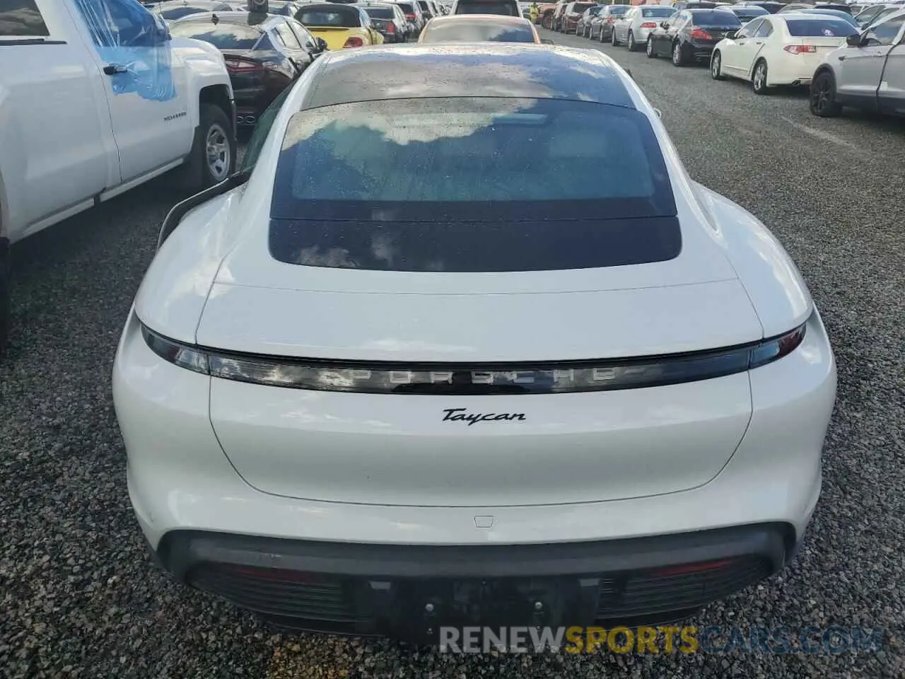 6 fotografías del automóvil dañado WP0AA2Y17PSA12920 PORSCHE TAYCAN 2023