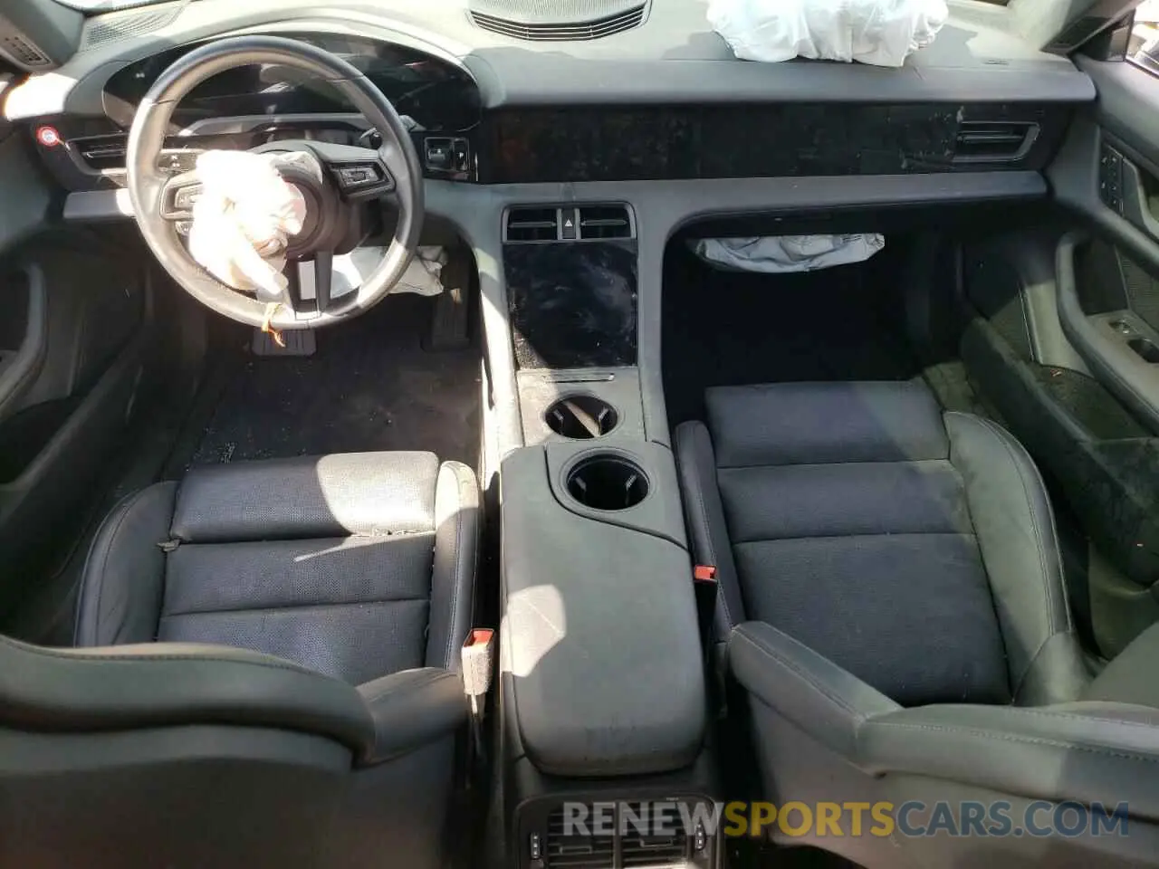 8 fotografías del automóvil dañado WP0AA2Y18PSA16703 PORSCHE TAYCAN 2023