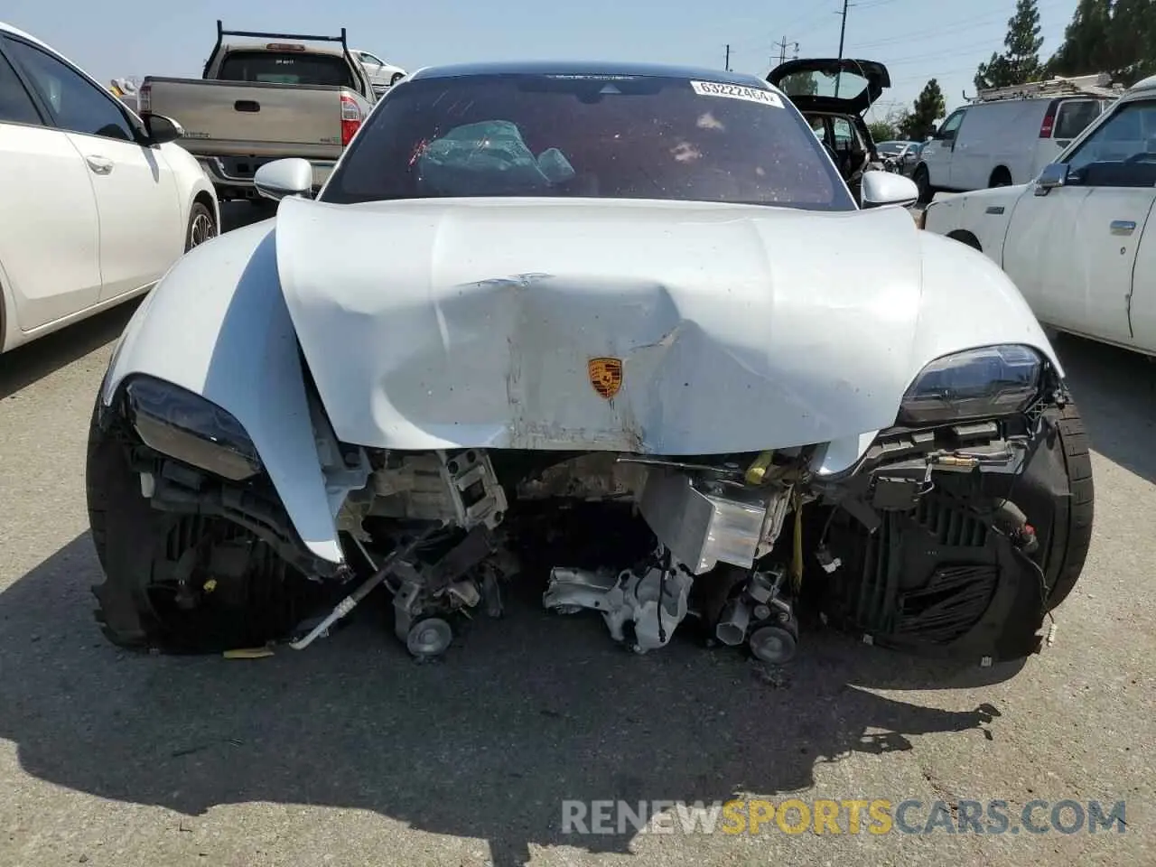 5 fotografías del automóvil dañado WP0AC2Y17PSA52022 PORSCHE TAYCAN 2023
