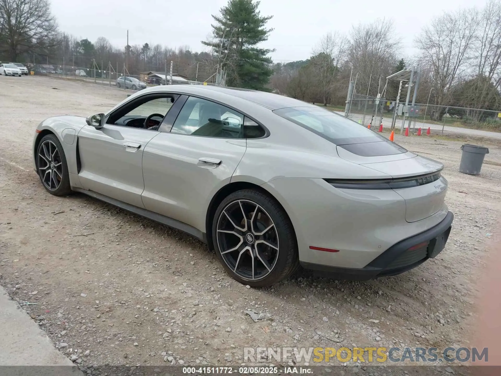 3 fotografías del automóvil dañado WP0AA2Y11RSA12415 PORSCHE TAYCAN 2024