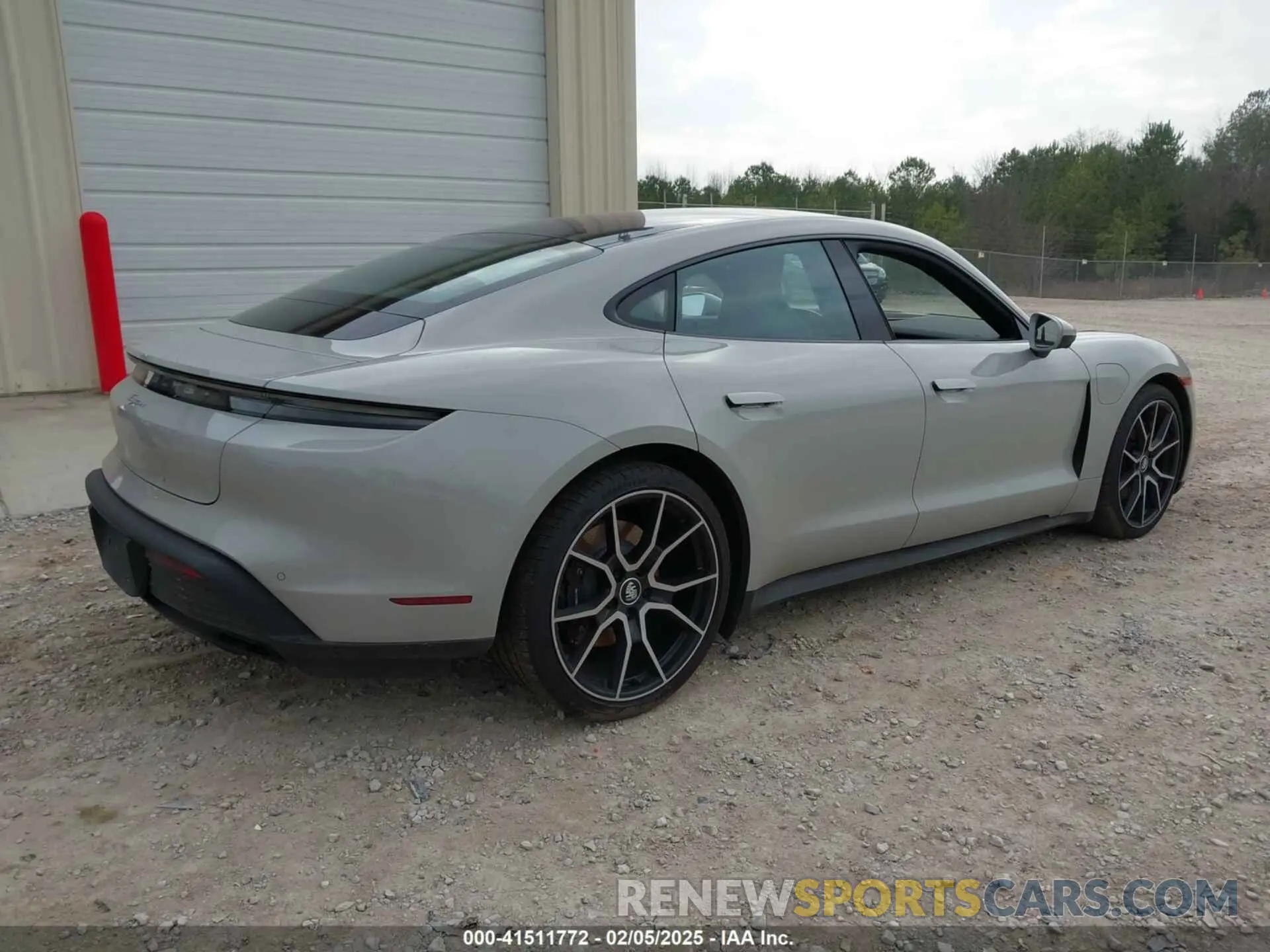 4 fotografías del automóvil dañado WP0AA2Y11RSA12415 PORSCHE TAYCAN 2024