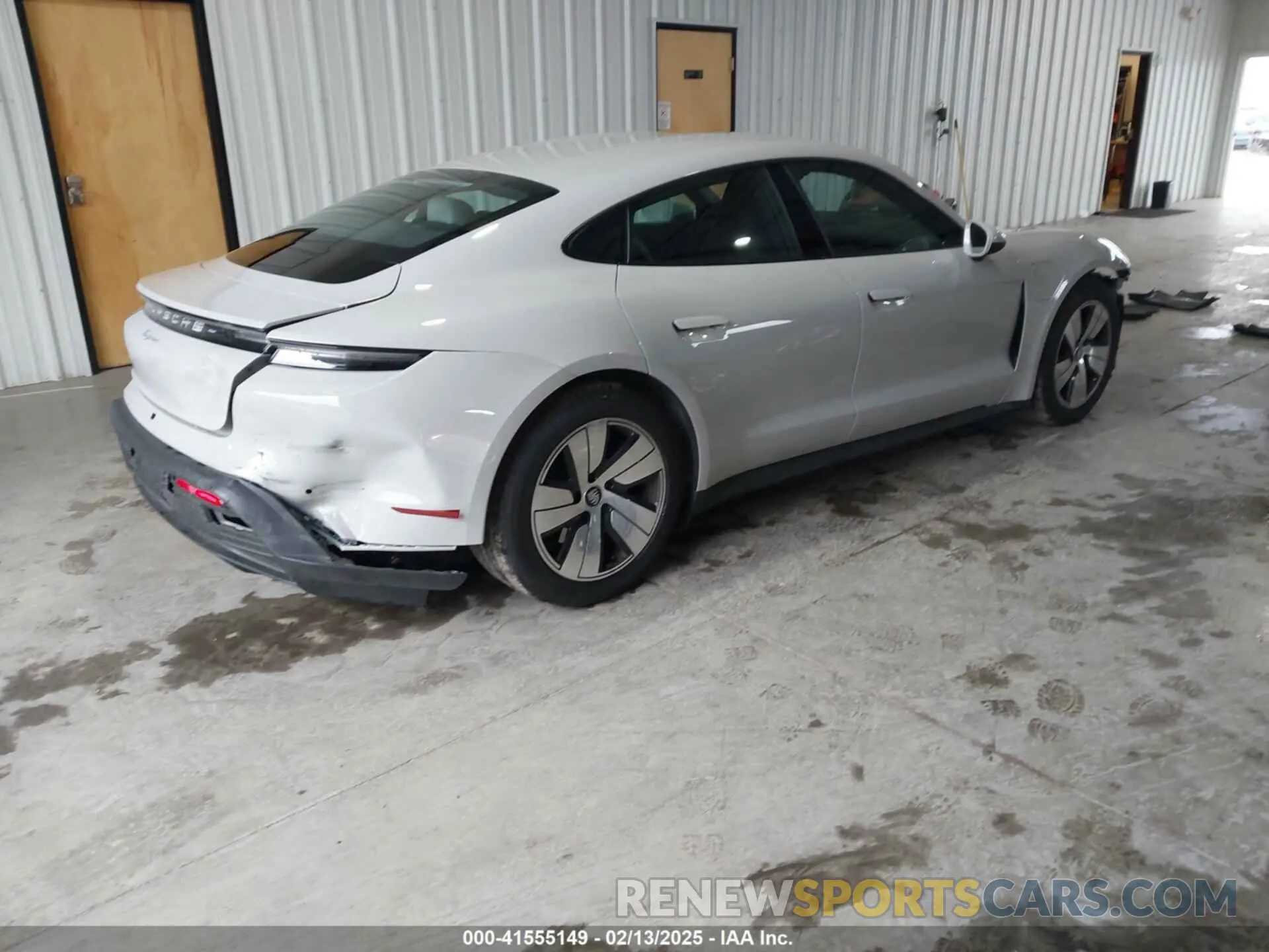 4 fotografías del automóvil dañado WP0AA2Y14RSA12859 PORSCHE TAYCAN 2024