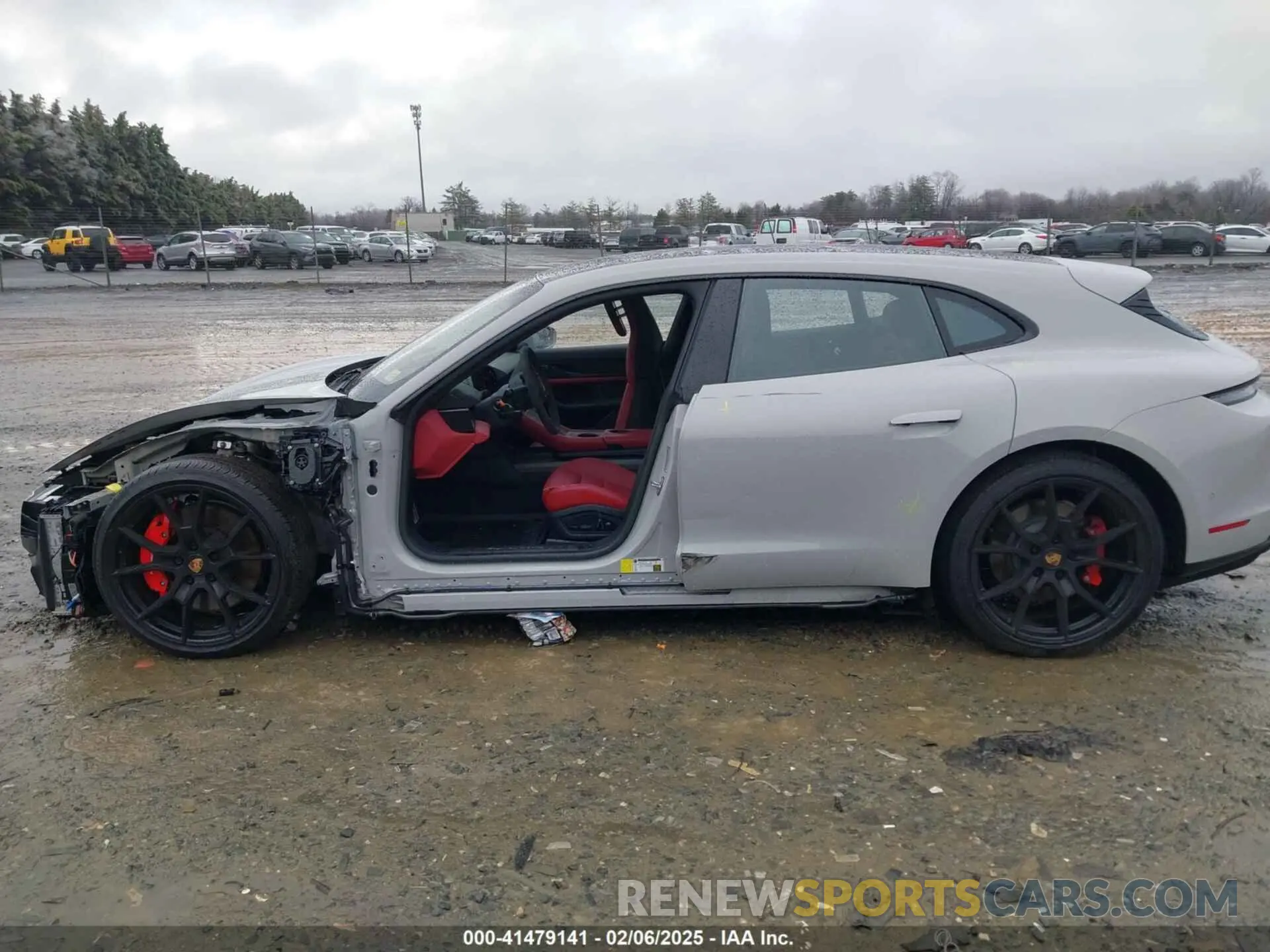 14 fotografías del automóvil dañado WP0CD2Y15PSA90287 PORSCHE TAYCAN SPORT TURISMO 2023