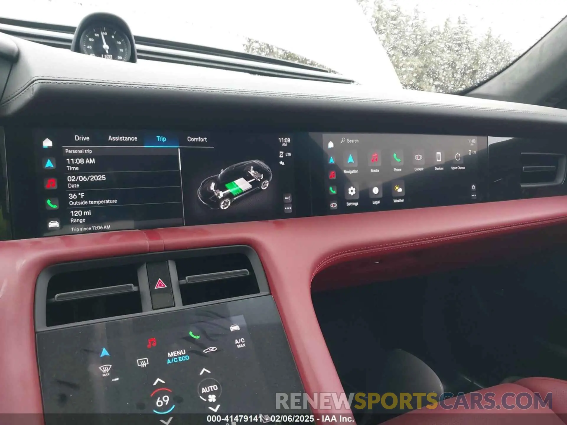 18 fotografías del automóvil dañado WP0CD2Y15PSA90287 PORSCHE TAYCAN SPORT TURISMO 2023