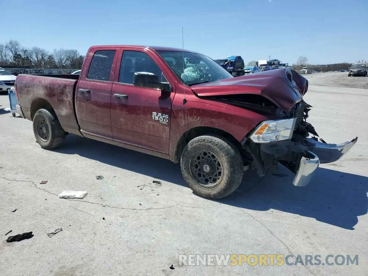 4 fotografías del automóvil dañado 1C6RR6FG1KS555428 RAM 1500 2019