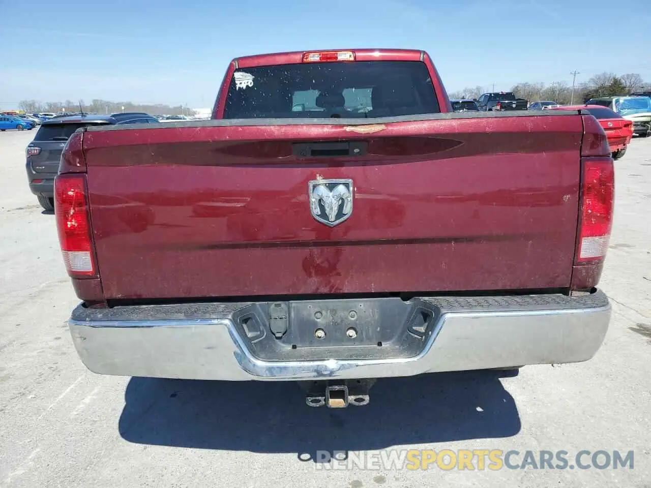6 fotografías del automóvil dañado 1C6RR6FG1KS555428 RAM 1500 2019