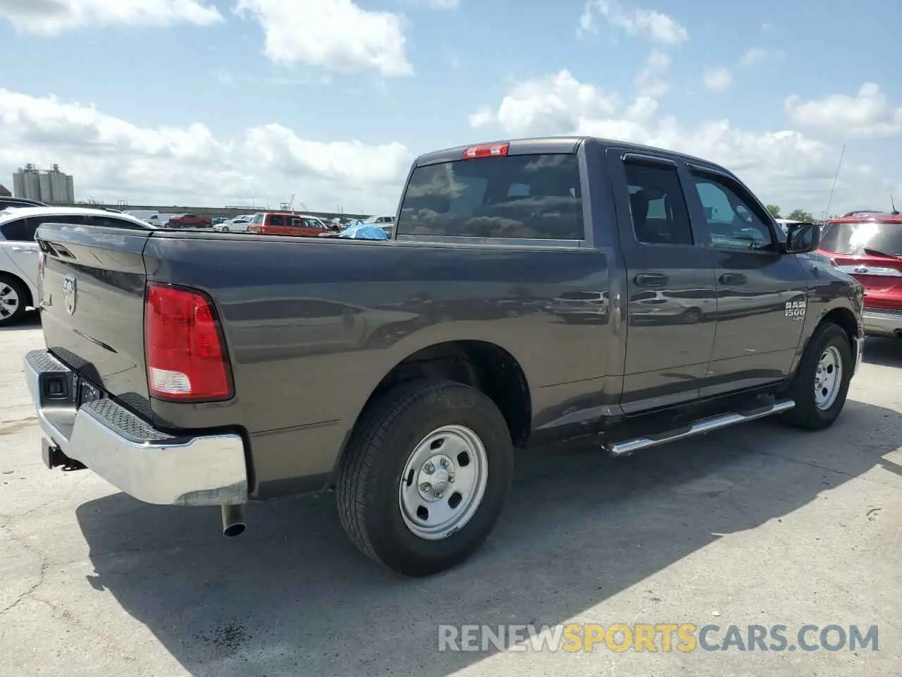3 fotografías del automóvil dañado 1C6RR6FG1KS620004 RAM 1500 2019
