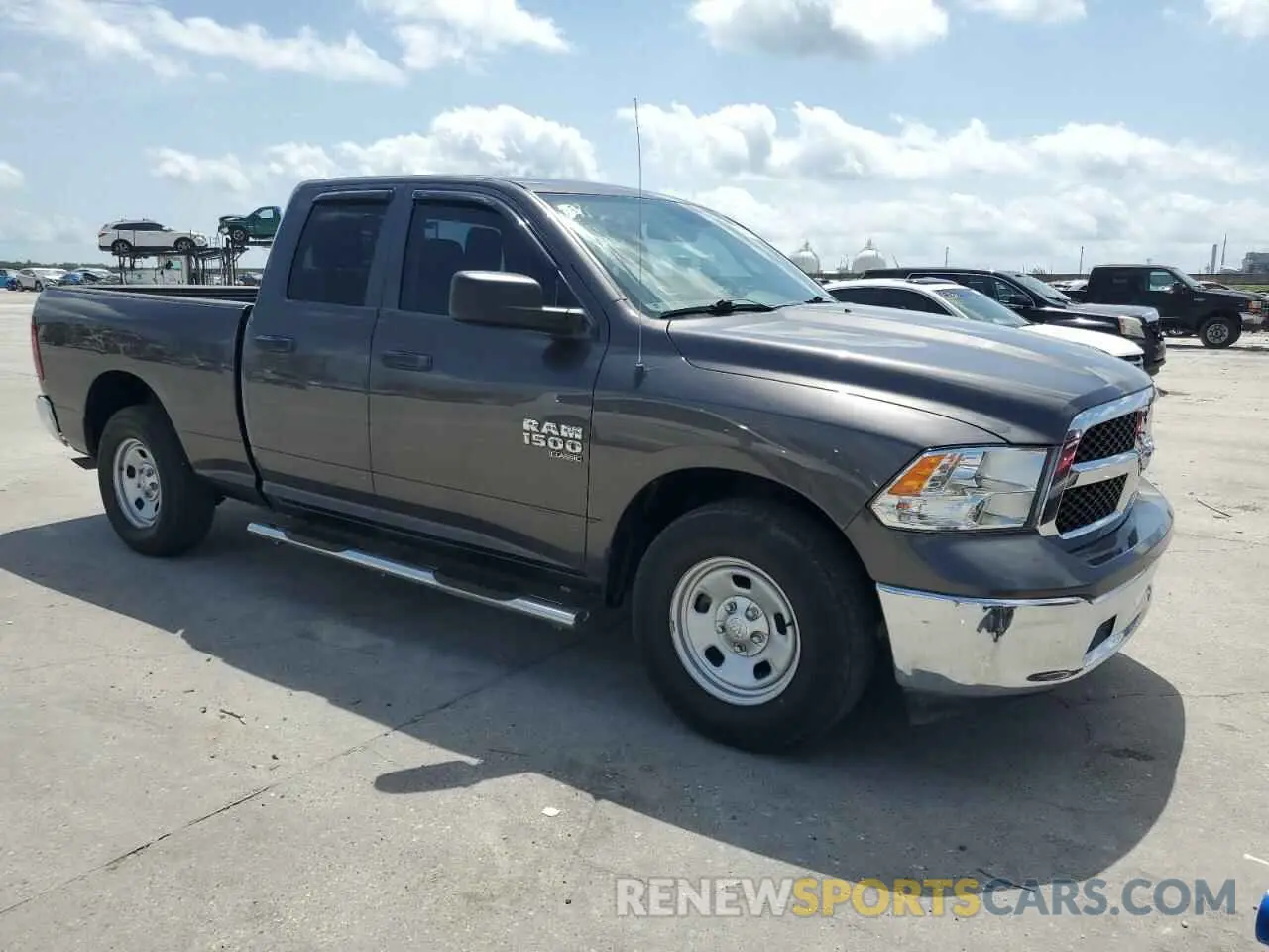 4 fotografías del automóvil dañado 1C6RR6FG1KS620004 RAM 1500 2019