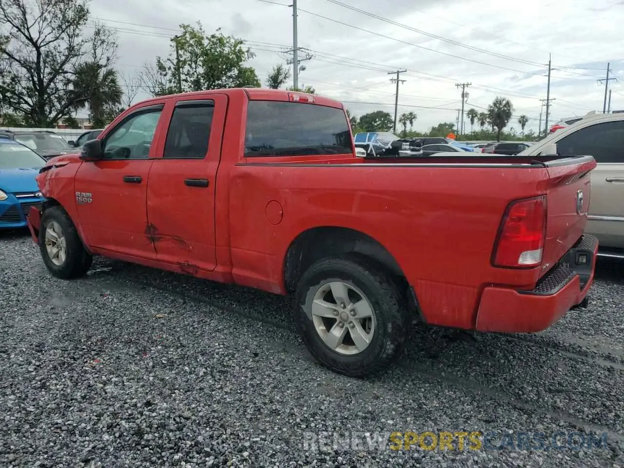 2 fotografías del automóvil dañado 1C6RR6FG4KS515019 RAM 1500 2019