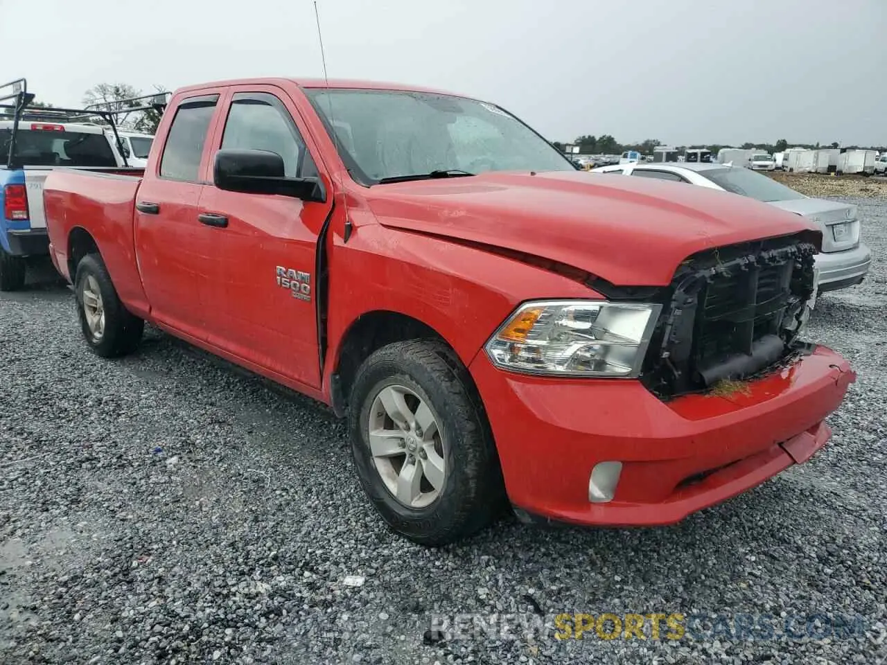 4 fotografías del automóvil dañado 1C6RR6FG4KS515019 RAM 1500 2019