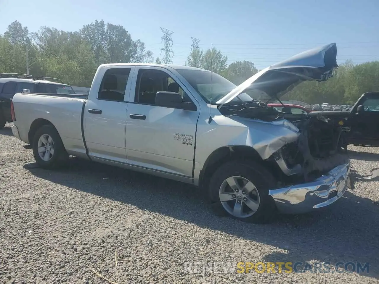 4 fotografías del automóvil dañado 1C6RR6FG6KS516074 RAM 1500 2019