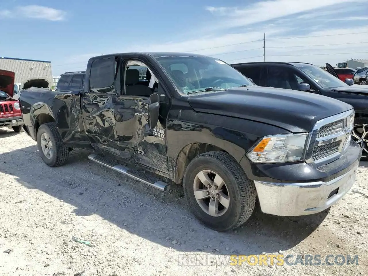 4 fotografías del automóvil dañado 1C6RR6FG7KS704926 RAM 1500 2019