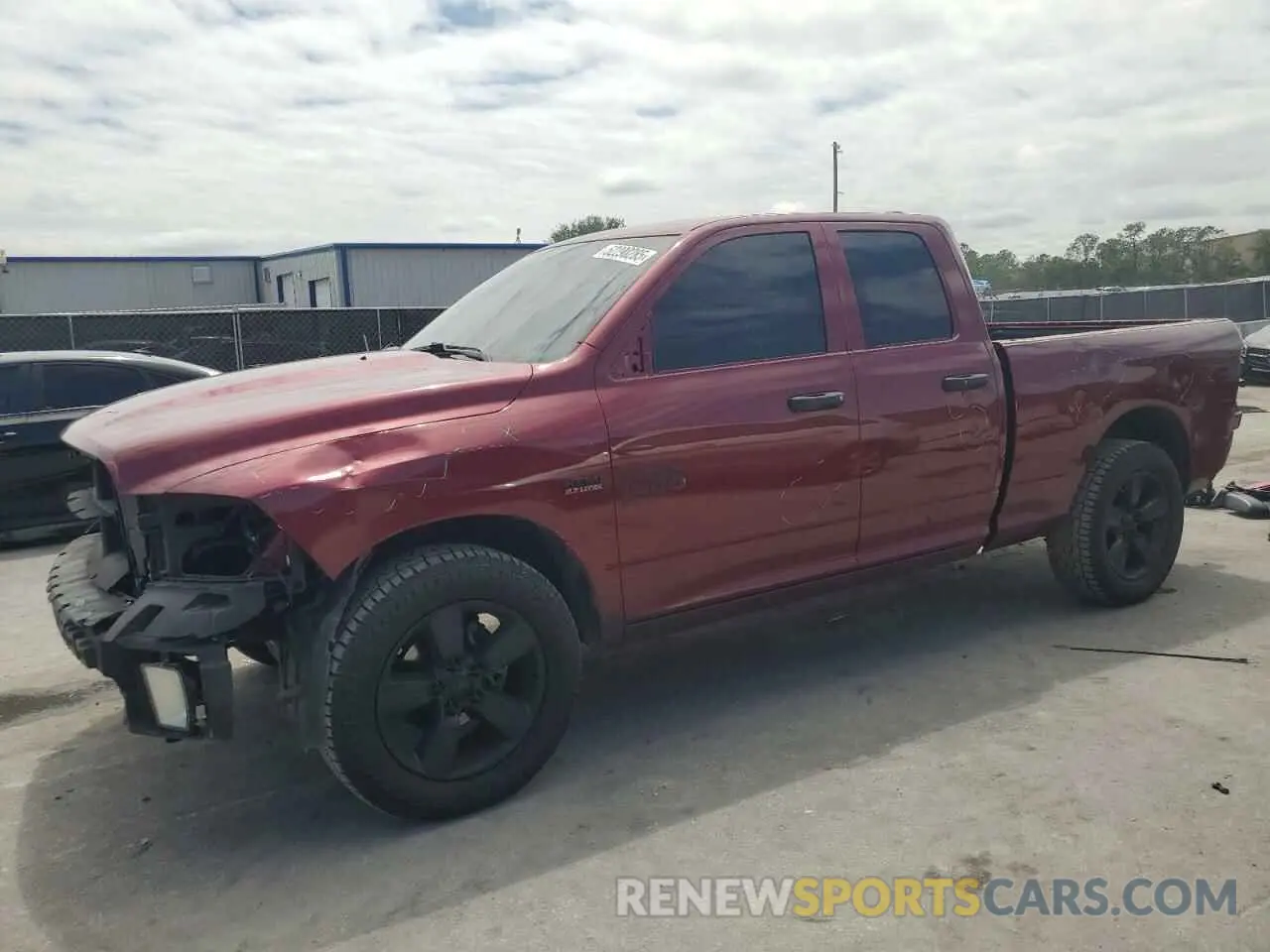 1 fotografías del automóvil dañado 1C6RR6FT0KS500546 RAM 1500 2019