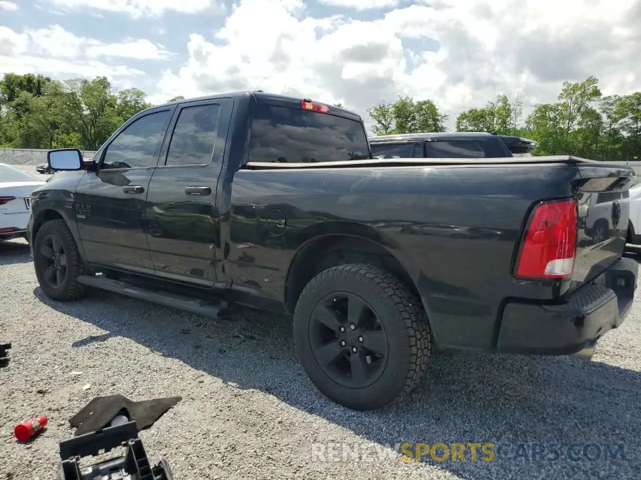 2 fotografías del automóvil dañado 1C6RR6FT6KS552375 RAM 1500 2019