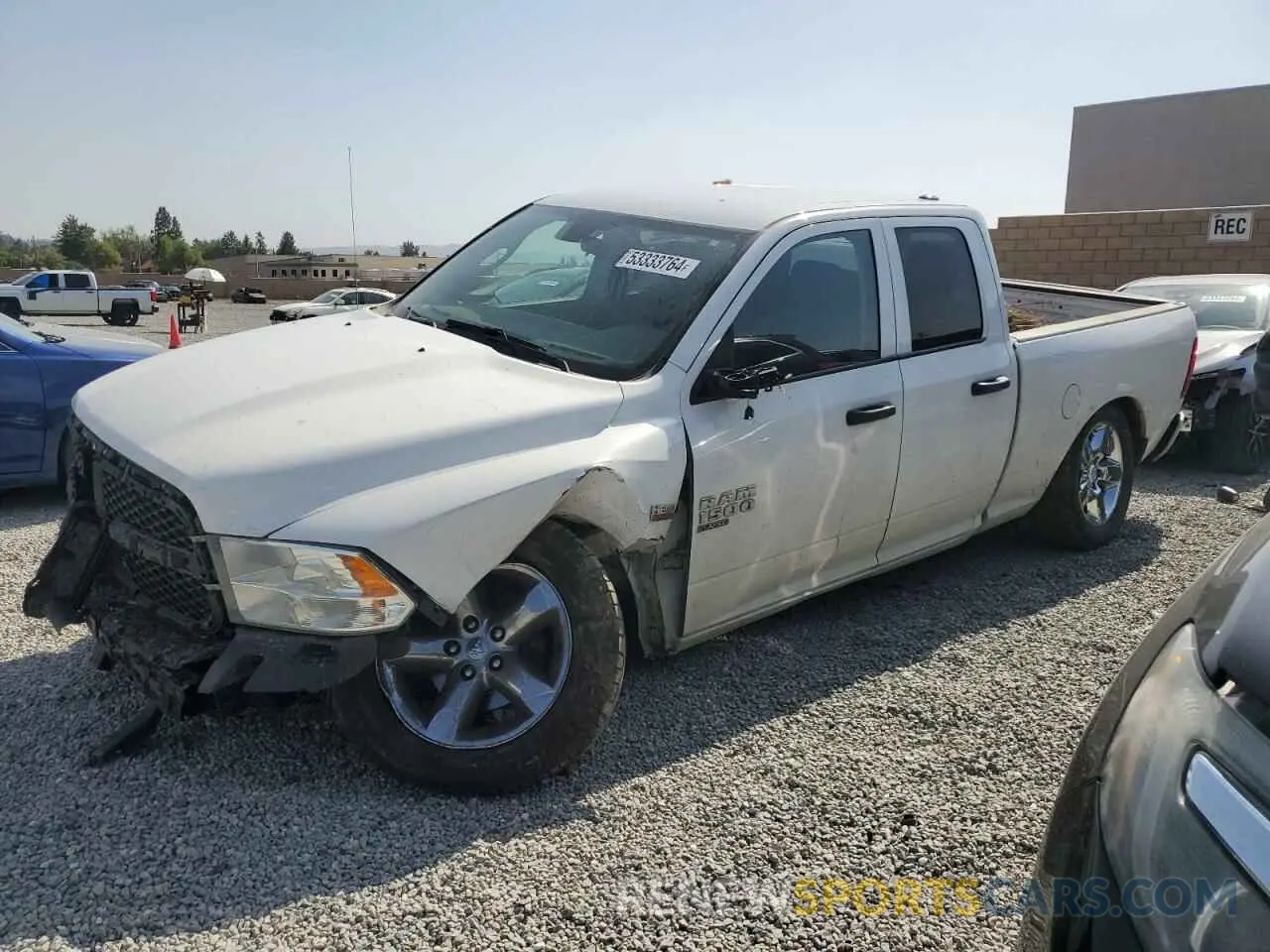1 fotografías del automóvil dañado 1C6RR6FT9KS730845 RAM 1500 2019