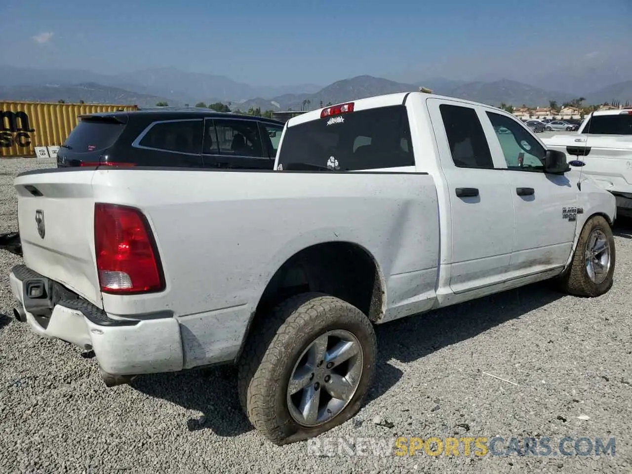 3 fotografías del automóvil dañado 1C6RR6FT9KS730845 RAM 1500 2019