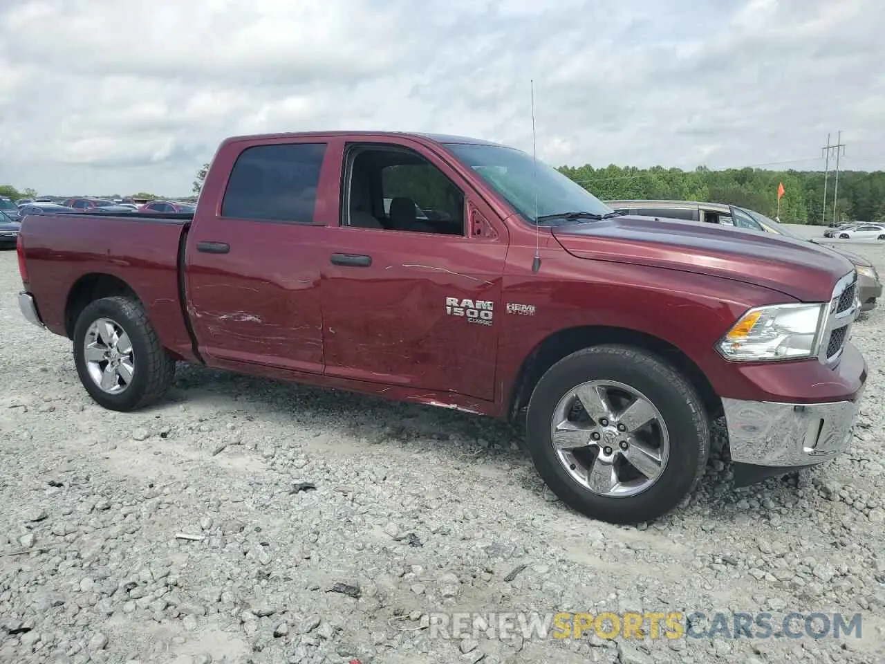 4 fotografías del automóvil dañado 1C6RR6KT8KS750560 RAM 1500 2019