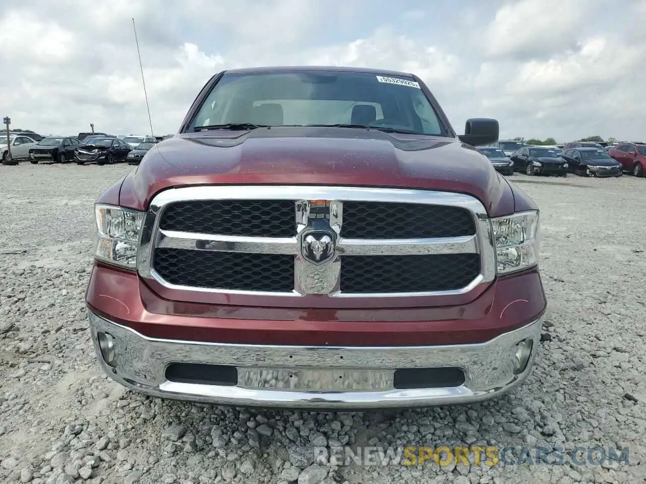 5 fotografías del automóvil dañado 1C6RR6KT8KS750560 RAM 1500 2019