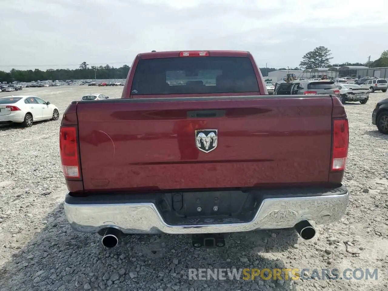 6 fotografías del automóvil dañado 1C6RR6KT8KS750560 RAM 1500 2019