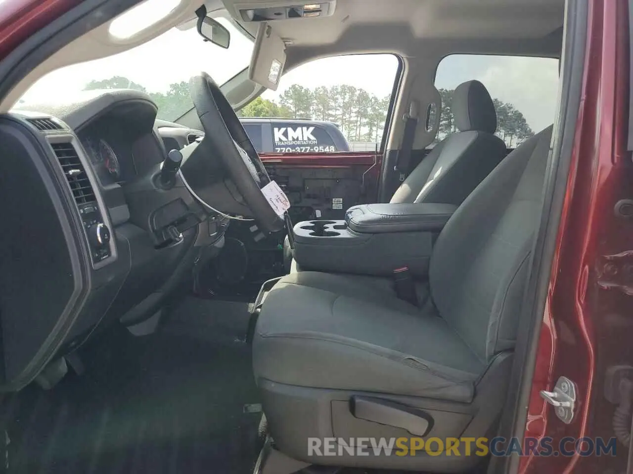 7 fotografías del automóvil dañado 1C6RR6KT8KS750560 RAM 1500 2019